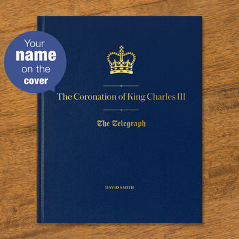 King Charles Personalised Deluxe Royal Coronation Book, 2 of 10