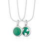 Green Chrysoprase Healing Stone Necklace, Happiness, thumbnail 6 of 10