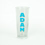 Personalised Bubble Vertical Name Printed Pint Glass, thumbnail 4 of 8