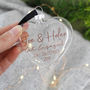Christmas Engagement Glass Bauble, thumbnail 10 of 12