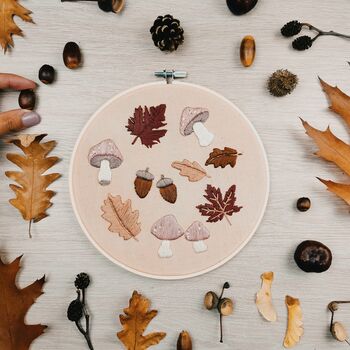 Autumn And The Moth Embroidery Kit, 4 of 7