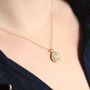 Personalised Embossed Letter Necklace, thumbnail 4 of 9