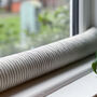 Custom Length Window Door Draught Excluder Thin Stripes, thumbnail 2 of 5