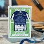 Father's Day Football Shirt Card, thumbnail 4 of 9