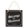 Strange And Unusual Hanging Sign, thumbnail 2 of 3