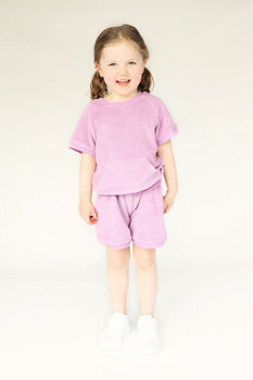 Terry Towelling Summer Set Unisex Perfect Gift For Kids, 4 of 12