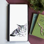 Inky Kitten Faux Leather Phone Case With Card Slots, thumbnail 3 of 9