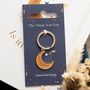 Autumn Magic Moon Keyring, thumbnail 1 of 2