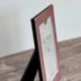 Beltrami Pink Heart Photo Frame, thumbnail 3 of 3