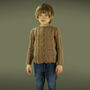 Handmade Organic Cabled Cardigan For Boys, thumbnail 2 of 6