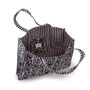 Serendipity Cotton Quilted Tote Bag Indigo Ikat, thumbnail 2 of 5