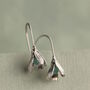 Opal Snowdrop Bud Earrings, thumbnail 6 of 7