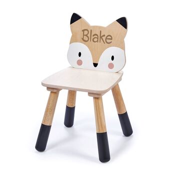 Personalised Pink And White Rabbit Chair, 5 of 5