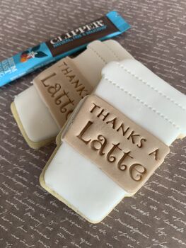 'Thanks A Latte' Thank You Biscuit Gift Box, 4 of 6