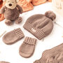 Personalised Nut Brown Luxury Cotton Baby Blanket, thumbnail 2 of 12