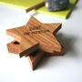 Personalised Rock Star Solid Oak Engraved Plectrum Box, thumbnail 4 of 5