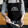 Personalised Black 100% Cotton Chef's Apron, thumbnail 1 of 4
