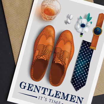Gentlemans Be My Best Man | Usher Card, 3 of 3