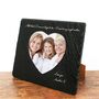 Personalised Mum's Heart Slate Photo Frame, thumbnail 3 of 4