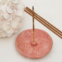 Moroccan Style Pink Incense Dish, thumbnail 2 of 6