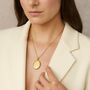 Personalised Large Oval 9ct Gold Photo Locket Necklace, thumbnail 1 of 10
