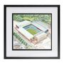 Aston Villa Fc 'Aerial View' Two Stadium Art Print, thumbnail 3 of 3