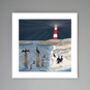 'Cormorants And Lighthouse' Print, thumbnail 1 of 3