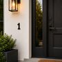 Decorative Brass Number One Door Sign, thumbnail 6 of 7
