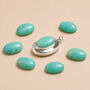 Personalised Sterling Silver Amazonite Gemstone Photo Locket Necklace, thumbnail 2 of 6