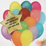 Personalised Balloon Card, Bright Colours, thumbnail 4 of 5