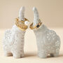 Speckled Ceramic Elephant Ring Holder, thumbnail 3 of 4