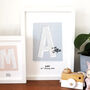Retro Letter Personalised Typography Name Print, thumbnail 1 of 10