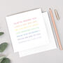Rainbow Proud Of You Card, thumbnail 2 of 4
