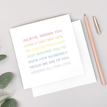 Rainbow Proud Of You Card, 2 of 4