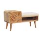 Boucle Carved Seated Telephone Side Table, thumbnail 8 of 12