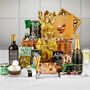 Christmas Surprise Food Hamper With Champagne And Red Wine, thumbnail 1 of 4