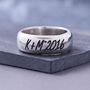 Chunky Silver Personalised Men's Silver Ring, thumbnail 5 of 9