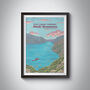 Mealy Mountains National Park Canada Travel Poster, thumbnail 1 of 8