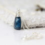 Kyanite Pendant In Gold, Rose Gold Or Silver, thumbnail 7 of 10