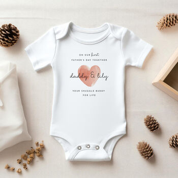 Personalised First Father’s Day Baby Bodysuit Gift, 4 of 6