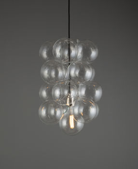 Silver Bubble Chandelier Light, 8 of 9