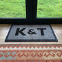 Personalised Monogram Internal Doormat, thumbnail 1 of 2