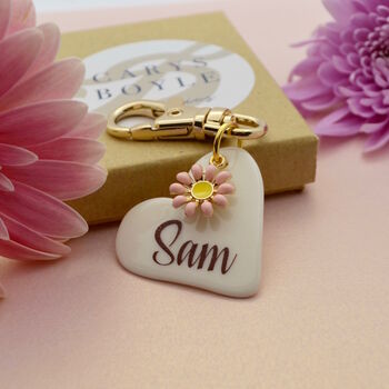 Personalised Flower Girl Thank You Keyring Gift, 2 of 4