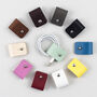 Personalised Leather Cable And Headphone Organiser Set, thumbnail 4 of 12