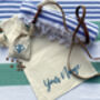 Personalised Beach Towel And Leather Strap, thumbnail 5 of 12