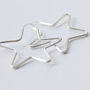 Star Sleeper Earrings Sterling Silver, thumbnail 4 of 10