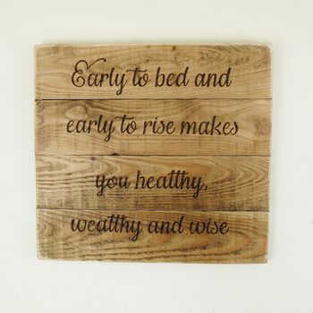 Wooden Wall Plaques, 6 of 7