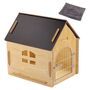 Wooden Pet House With Roof Breathable Crate Kennel, thumbnail 7 of 8