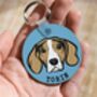 English Foxhound Keyring, thumbnail 2 of 6