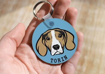 English Foxhound Keyring, 2 of 6